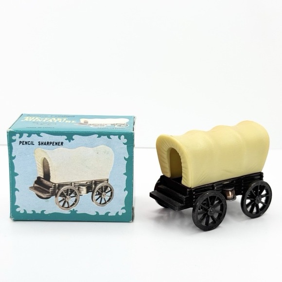 Other - Vintage Antique Finish Die-Cast Miniature Pencil Covered Wagon